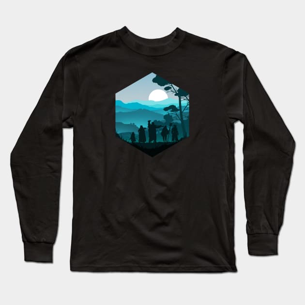 Adventure Party RPG D20 Long Sleeve T-Shirt by OfficialTeeDreams